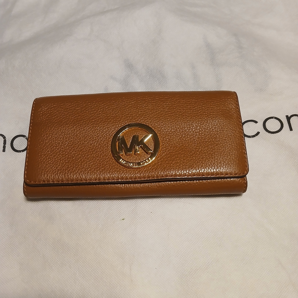 Michael Kors Brown Fulton Leather Wallet